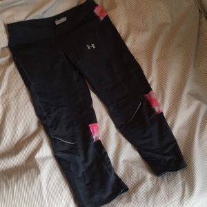Under Armour size med heat gear compression capris
